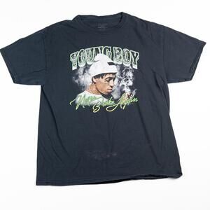 YoungBoy Never Broke Again Graphic T-Shirt Men’s Large Black Rap Tee
